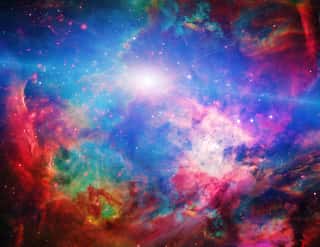Galactic SpaceElements Of This Image Furnished By NASA Wall Mural