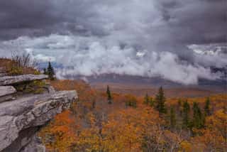 Storm Over Bear Rocks Preserve at Dolly Sods 3 Wall Mural