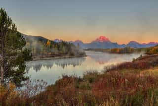 Morning Glory at Oxbow Bend Wall Mural