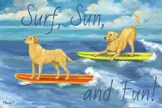 Surf Pup Horizontal Wall Mural