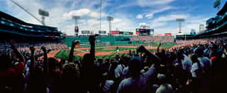 Boston, Mass, Fenway Park, Red Sox Vs Yankees, Lower Level, Home Plate, Home Run Wall Mural