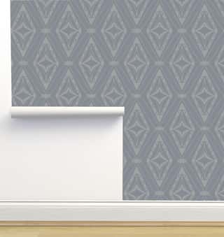 Diamond Slate Wallpaper by Monor Designs