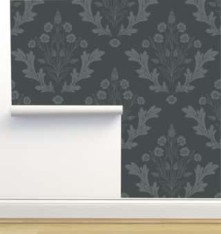 First Damask Wallpaper by Lisee Ree