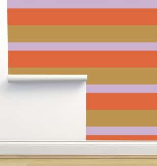 Happy Stripes Wallpaper by Julia Schumacher