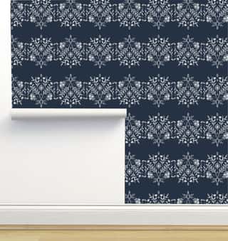 Hexagonal Stripes Wallpaper by Lisee Ree