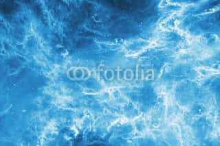 Abstract Marble Texture  Fractal Background In Blue And White Colors  Fantasy Digital Art  3D Rendering  Wall Mural