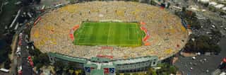 Aerial View Of 1994 World Cup Soccer Final Between Brazil And Italy, Pasadena, Los Angeles County, California, USA Wall Mural