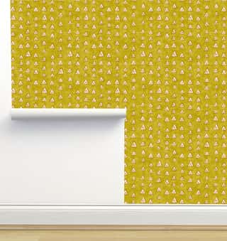Ana Gold Wallpaper by Amy MacCready