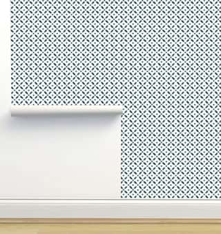 Teal Geometric Dot Wallpaper by Lisee Ree