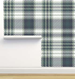 Woven Plaid Wallpaper by Lisee Ree