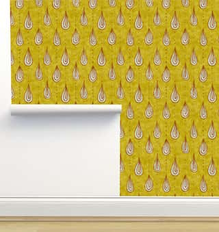 Mistral Gold Wallpaper by Amy MacCready