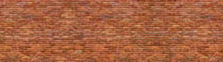 Grunge Brick Wall, Old Brickwork Panoramic View Wall Mural