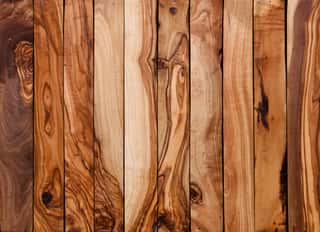 Clean New Table Texture From Olive Tree Wooden Planks Wall Mural
