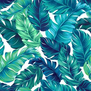 Vector Tropical Palm Seamless Pattern  Amazing Vintage Style  Wall Mural