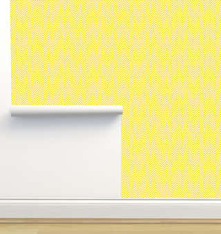 Summer Background Chevron Pattern Seamless Yellow And White  Wallpaper