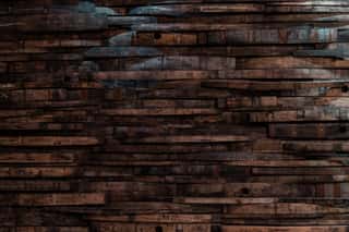 Bourbon Barrel Staves On Wall Texture Wall Mural