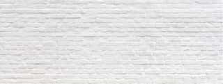White Painted Old Brick Wall Panoramic Background Wall Mural