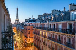 Blick Auf Den Eiffelturm In Paris, Frankreich Wall Mural