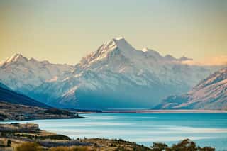 Road To Mt Cook, The Highest Mountain In New Zealand  Wall Mural