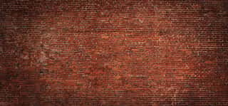 Wide Angle Vintage Red Brick Wall Background Wall Mural