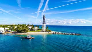 Lighthouse Point Aerial In Fort Lauderdale, Florida, USA Wall Mural