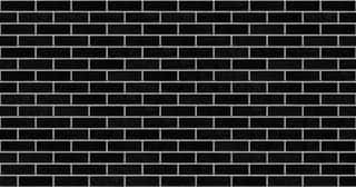 Modern Black Brick Wall Wall Mural