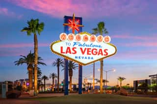 The Welcome To Fabulous Las Vegas Sign In Las Vegas, Nevada USA Wall Mural