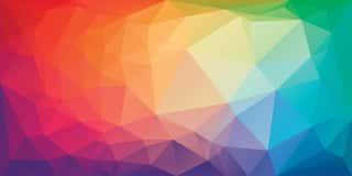 Low Poly Triangular Background In Bright Rainbow Colors  Colorful Polygonal Banner Template  Multicolor Backdrop In Origami Style  Vector Eps8 Illustration With Irregular Triangles  Wall Mural