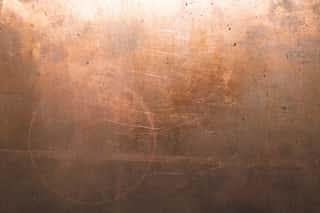 Copper Surface  Bronze Background  Metal Plate With Spots And Scratches  Dirty Grunge Texture Wall Mural