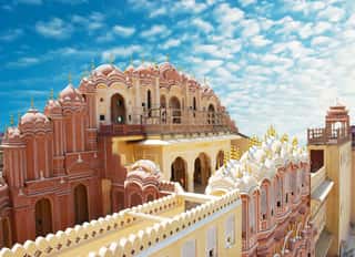 Hawa Mahal, The Palace Of Winds, Jaipur, Rajasthan, India  Wall Mural