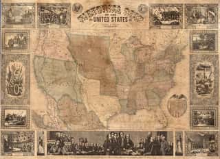 USA 1847 Wall Mural