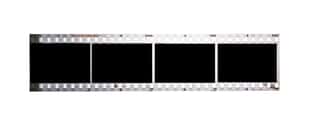 (35 Mm ) Black And White Film Collections Frame With White Space Film Camera 	 Wall Mural