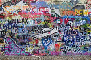 Strassenkunst - Graffiti 5 (Prag) Wall Mural
