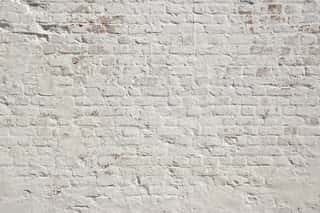 White Grunge Brick Wall Background Wall Mural