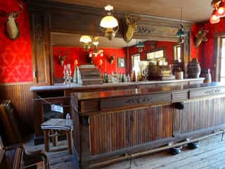 Ghost Town (Saloon)  - Cody / Wyoming,  Wall Mural