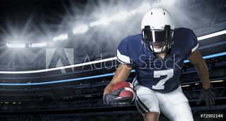 American Football Game Action Photo Wall Mural