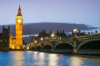 The Palace Of Westminster Big Ben At Night, London, England, UK Wall Mural