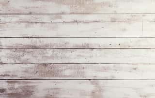 White Wooden Boards With Texture As Background Wall Mural