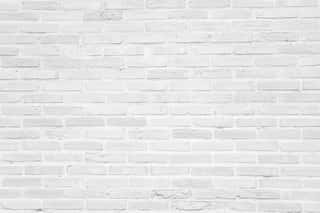 White Grunge Brick Wall Texture Background Wall Mural
