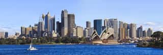 Sydney CBD Day From Boat Panorama Wall Mural