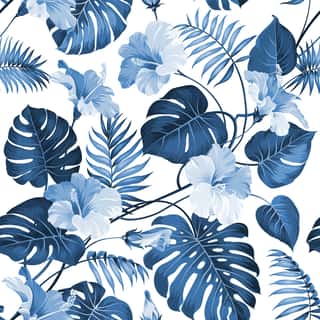 Tropical Palm Leaves Wallpaper