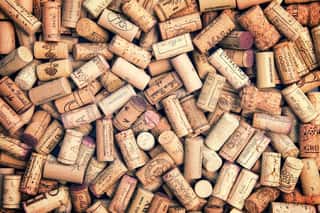 Wine Corks Background Wall Mural