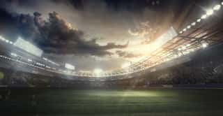 Sports Background, Soccer Stadium Wall Mural