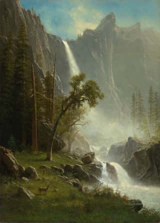 Bridal Veil Falls, Yosemite Wall Mural