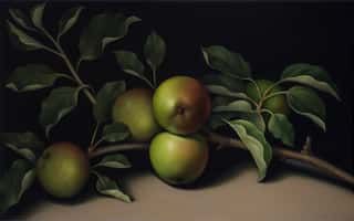 Still Life with Apple Branch Wall Mural