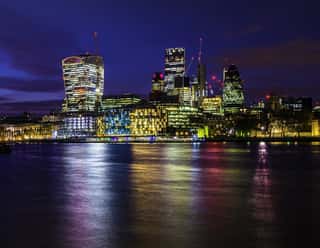 London Skyline at Night    Wall Mural