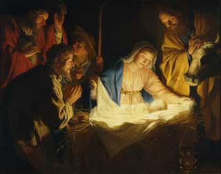The Adoration of the Shepherds Wall Mural