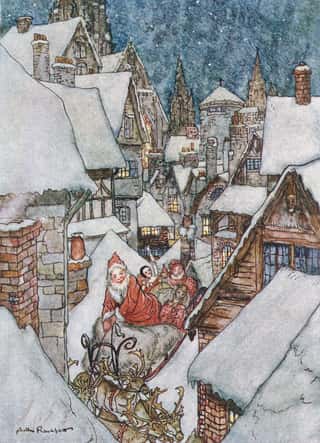 The Night Before Christmas Wall Mural
