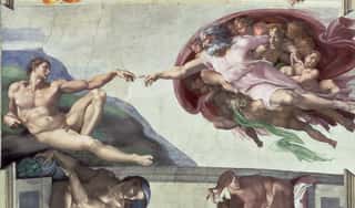 The Creation of Adam Wall Mural