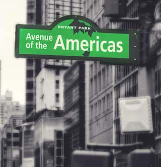 Black and White Color Contrast Street Sign New York City Wall Mural